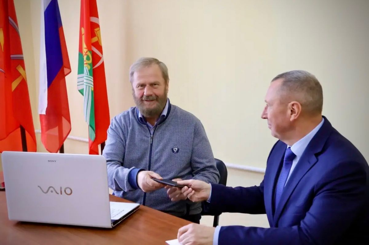 Владимир Токарев будет голосовать в Новомосковске