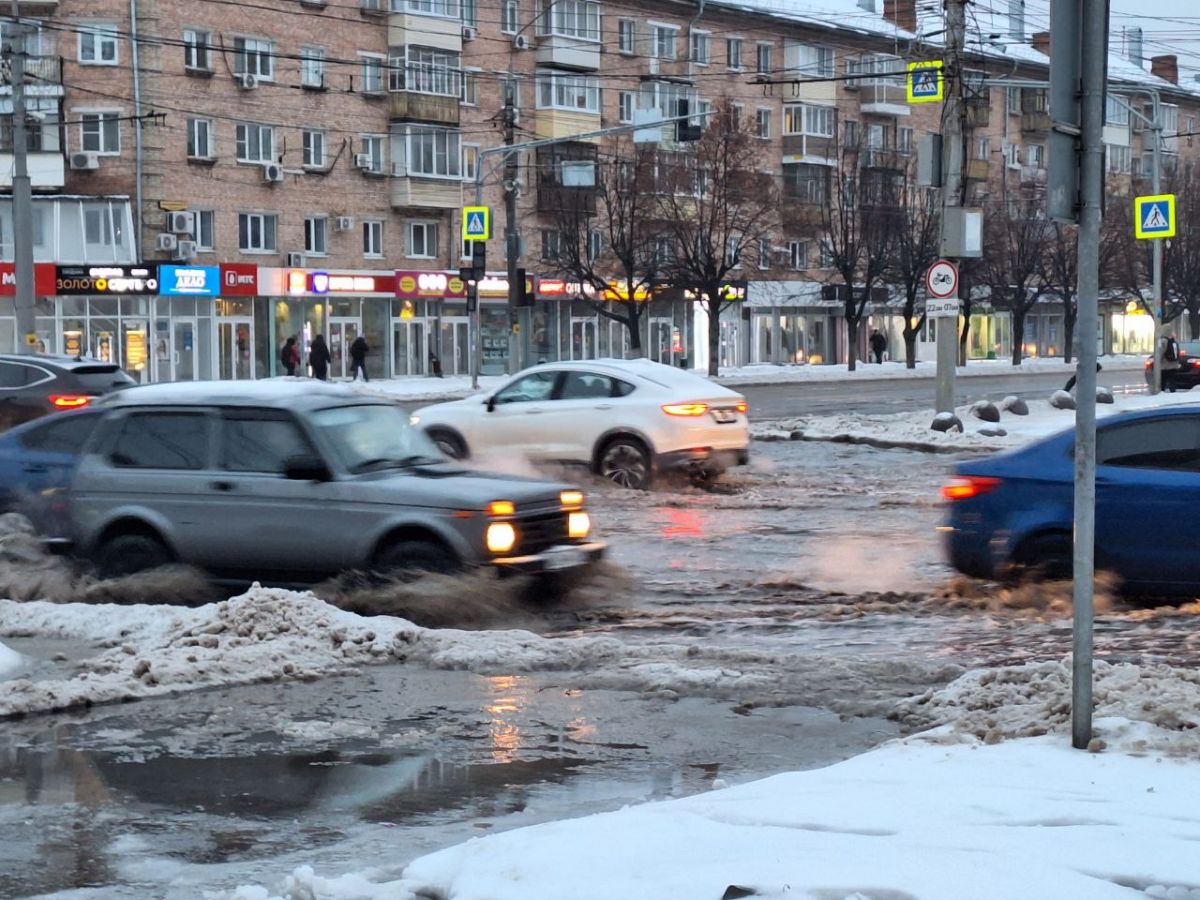 Тульских водителей предупреждают о снегопаде