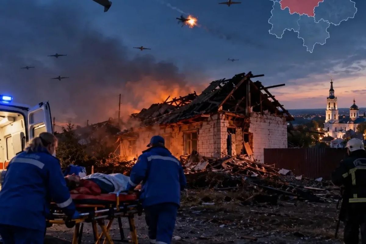 В соседней с Владимирской областью Рязанской области уничтожили более 50 БПЛА, пострадал человек