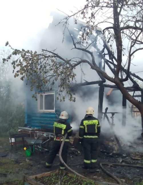 Во Владимирской области сгорела дача