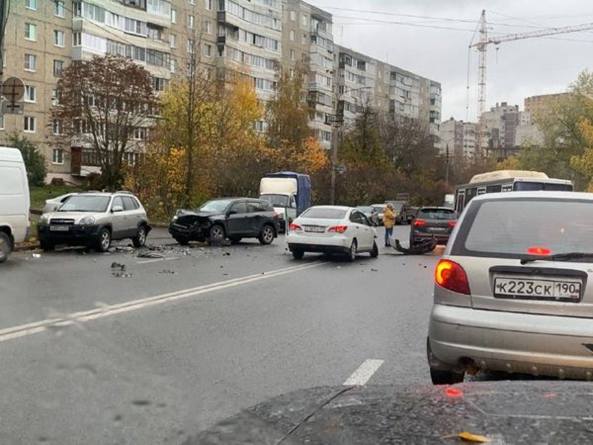 Во Владимире произошла массовая авария с пострадавшим