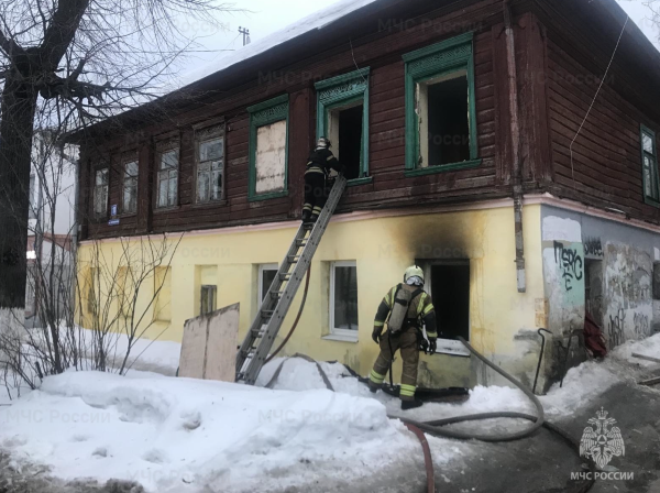 Во Владимире едва не сгорел жилой дом