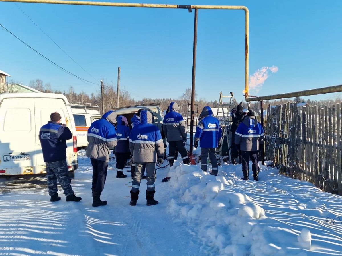 Во Владимирской области из-за аварии целый поселок остался без газа