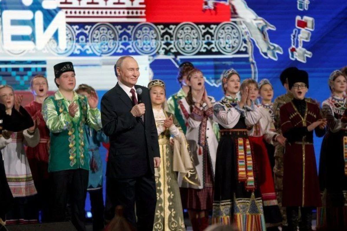 Воронежская «Завалинка» спела для всей России на открытии Года народного единства