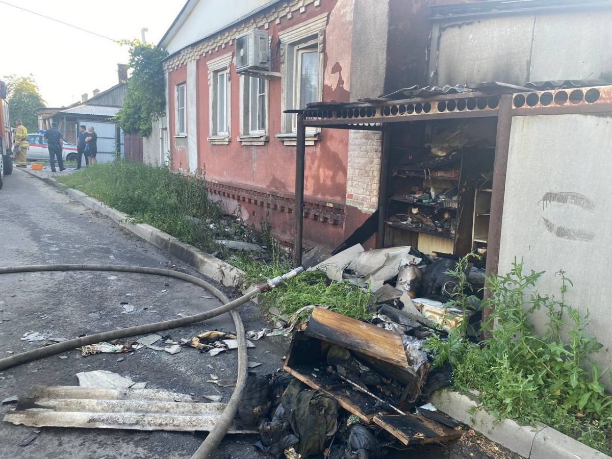 Рухнувший в Курске беспилотник убил 73-летнего мужчину
