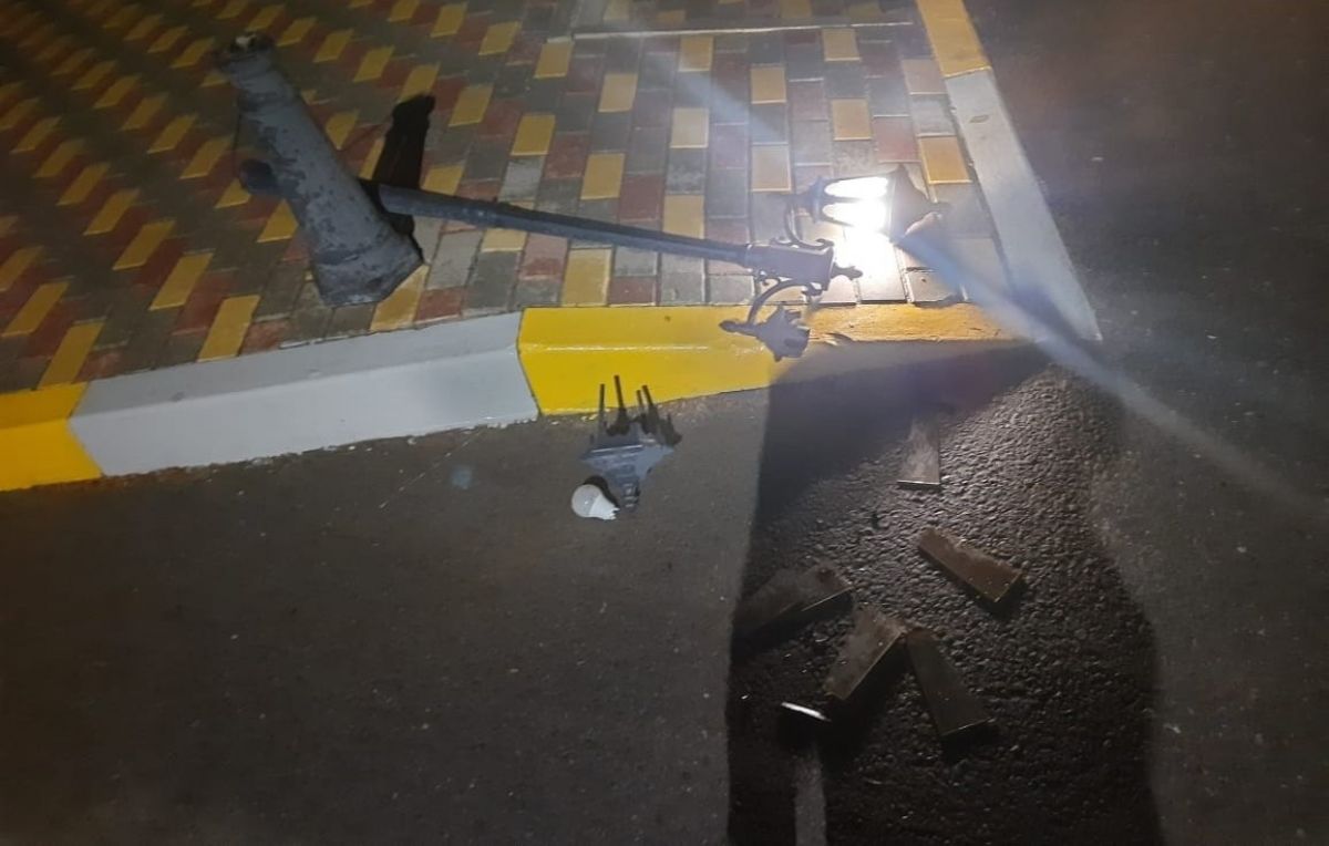 Вандал крушил фонари в липецком райцентре Измалково