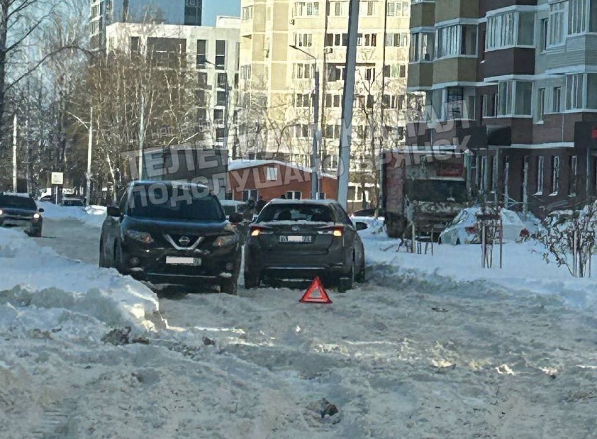 В Брянске произошло 12 ДТП в одном месте за двое суток