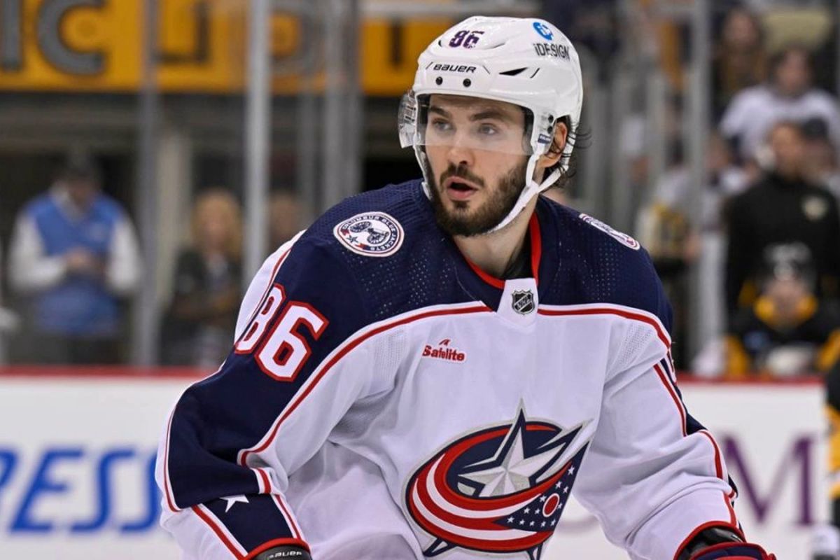 Кирилл Марченко набрал очки в 12-й игре подряд, до повторения рекорда «Коламбуса» — 1 матч