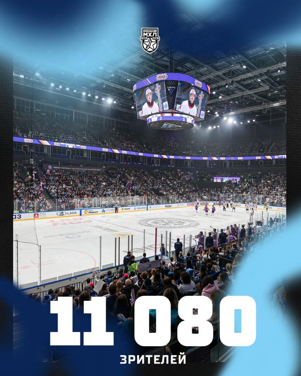 «Сибирские Снайперы» установили рекорд посещаемости регулярных чемпионатов МХЛ