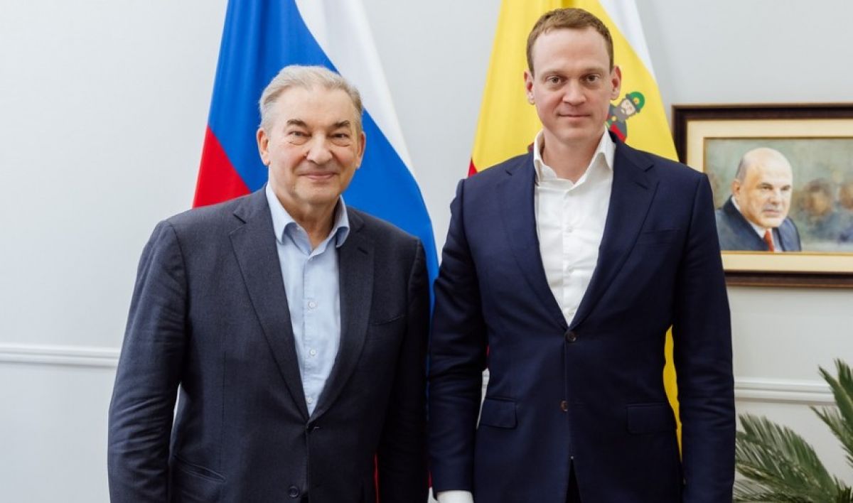 Владислав Третьяк встретился с губернатором Рязанской области посетил матч «Рязань-ВДВ» - АКМ